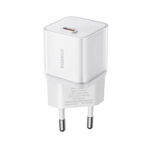 Ładowarka Baseus GaN5S 1C 20W EU (moon white)