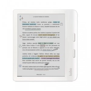 Ebook Kobo Libra Colour 7 E-Ink Kaleido 3 32GB WI-FI White