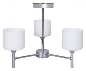 Żyrandol klasyczna lampa sufitowa wisząca Activejet MIRA Chrom potrójna 3xE27 do salonu