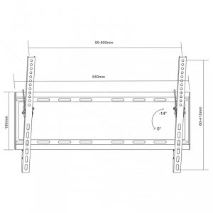 MACLEAN UCHWYT DO TELEWIZORA 37-70 55KG MC-605N