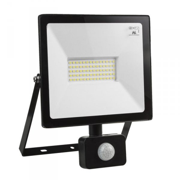 Naświetlacz LED z czujnikiem ruchu Maclean MCE650 NW slim Neutral White 50W, IP44
