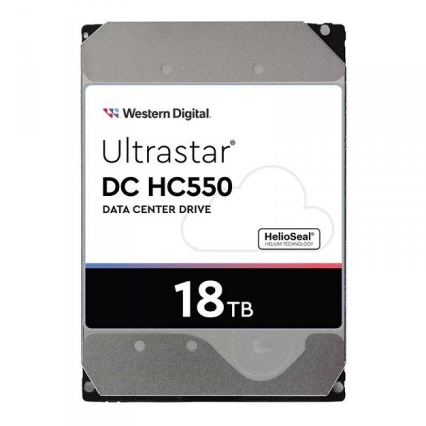 Dysk Western Digital Ultrastar DC HC550 He18 18TB 3,5&quot; 7200 512MB SAS III 512e SE NP3 WUH721818AL5204
