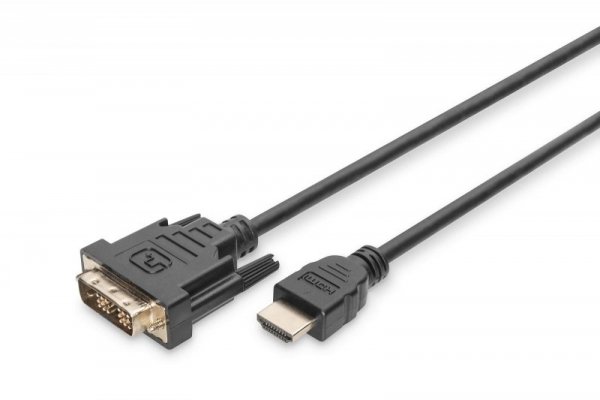 Kabel adapter DIGITUS HDMI Highspeed 1.3 Typ A / DVI-D(18+1), M/M 3m Black