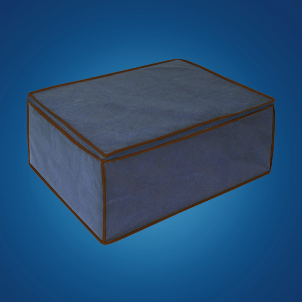 BLUE niebieski organizer do szafy na suwak 46x60x26cm