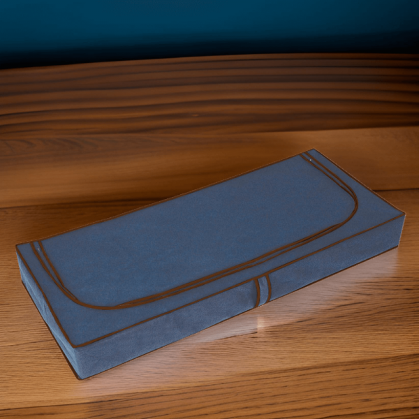 BLUE niebieski organizer do szafy na suwak 120x50x15cm