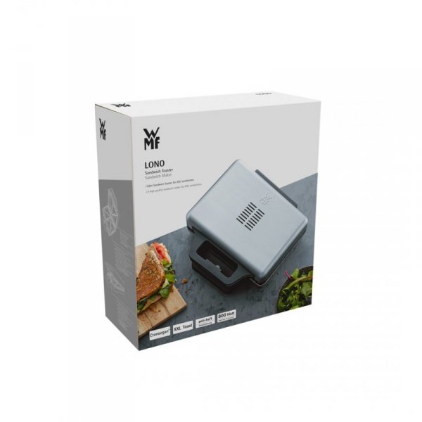 Opiekacz do kanapek WMF Lono 415150011 (800W; kolor srebrny)