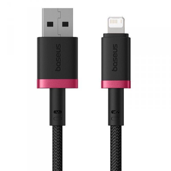 Kabel Baseus Dura 2.4A 1m (czerwono-czarny)