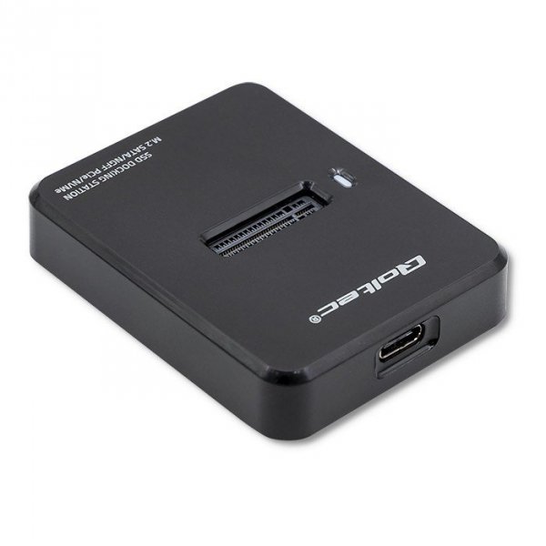 QOLTEC STACJA DOKUJĄCA DYSKÓW SSD M.2 SATA/PCIE | NGFF/NVME | USB 3.1