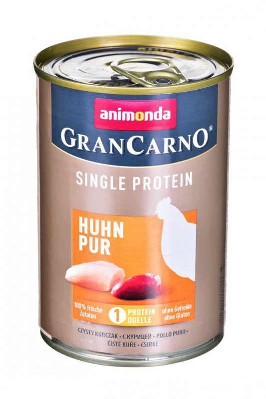 ANIMONDA GranCarno Single Protein kurczak - mokra karma dla psa - 400g