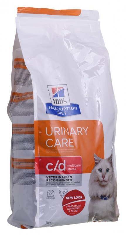 HILL&#039;S Prescription Diet Urinary Care Feline c/d Multicare Stress Chicken - sucha karma dla kota - 3 kg