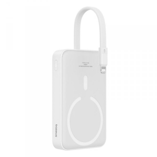 Powerbank Baseus Magnetic Mini Air Wireless 10000mAh 20W+kabel lightning (biały)