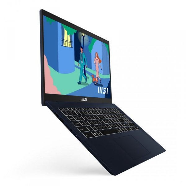 MSI Modern 15 B12MO-640PL i5-1235U 15.6&quot; FHD 60Hz IPS-Level 16GB DDR4 3200 SSD512 Intel Iris Xe Graphics Win11 Home Plus