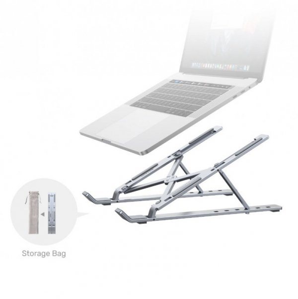 UNITEK PODSTAWKA POD LAPTOP SKŁADANA, ALUMINIUM
