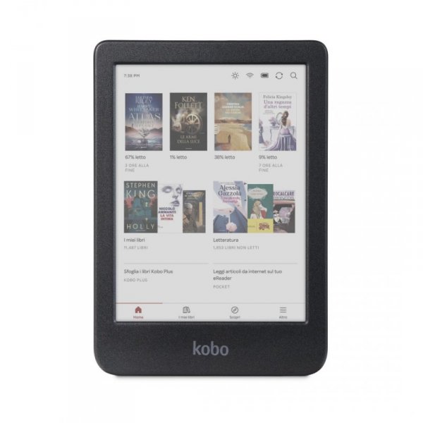 Ebook Kobo Clara Colour 6&quot; E-Ink Kaleido 3 16GB WI-FI Black