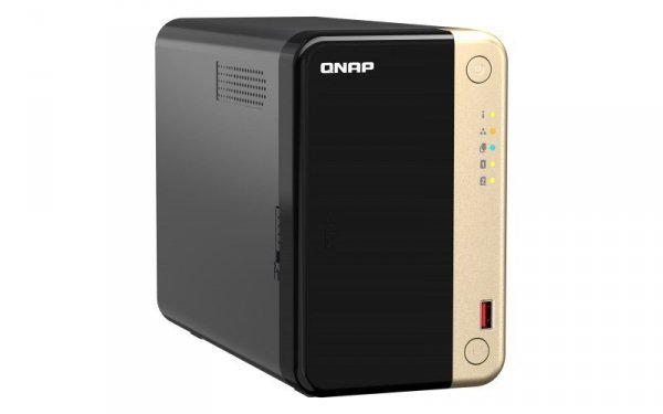 Qnap TS-264-8G, Tower, 2 x 2.5&quot;/3.5&quot; SATA, Intel Celeron N5105/N5095 4C/4T, 8 GB DDR4 onboard not expandable, 2 x 2.5G