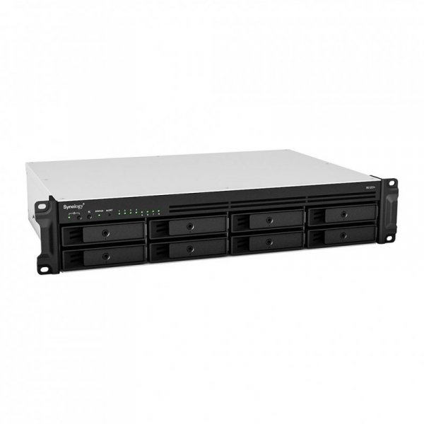 NAS Synology RS1221+, 2U RACK, 8x (3.5&quot; SATA HDD/2.5&quot; SATA HDD), AMD Ryzen V1500B, 4 GB DDR4 ECC SODIMM, 4x 1GbE RJ-45