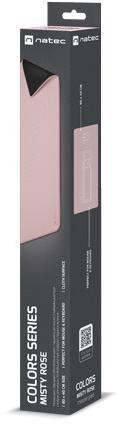 Podkładka pod mysz Natec Colors Series różowy (800x400mm)