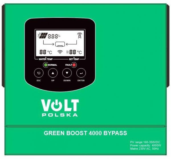 Przetwornica solarna VOLT POLSKA GREEN BOOST 4000 BYPASS (160-350VDC)