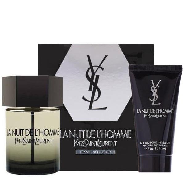yves saint laurent la nuit de l'homme woda toaletowa 100 ml   zestaw  