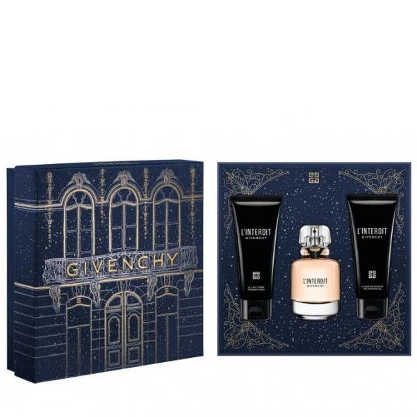 Givenchy L'Interdit Set - Eau de Parfum 50 ml + Perfumed Body Milk 75 ml + Perfumed Shower Gel 75 ml