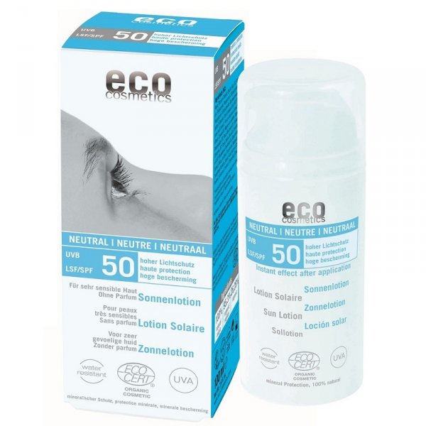 Eco Cosmetics Emulsja na słońce SPF 50 NEUTRAL 100 ml