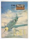 MAŁY Modelarz. Miesięcznik Ligi Obrony Kraju dla młodzieży. Nr 7/1990: Samolot myśliwski Me 109.