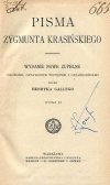 Krasiński Zygmunt - Pisma. Wydanie nowe zupełne ... t.2.