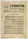 CZWARTAK. Pismo - Komunikat Komendy Koła 4 P. P. Leg. Pol. - Czwartaków