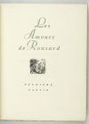 Les Amours de Ronsard. T.1-2. Choix présenté par Pierre d'Espezel. Eaux fortes de Paulette Humbert