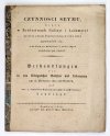CZYNNOŚCI Seymu, który w Królestwach Galicyi i Lodomeryi na dniu 15tym Października w roku 1822 zgromadził się, a na dniu 19. miesiąca i roku tegoż zamkniętym został.