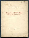 Lorentowicz Jan - Juljusz Słowacki śród Francuzów