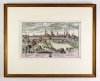 [LEGNICA]. Liegnitz. Miedzioryt kolorowany form. 16,3x26,6 cm.