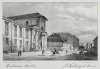 [KRAKÓW]. Przedmieście Stradom. Le Faubourg de Stradom. Litografia form. 10,9x17,9 na ark. 14,9x22 cm