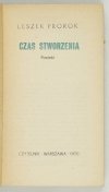 PROROK Leszek - Czas stworzenia. Powieść.