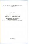 TONDEL Janusz - Katalog poloników Kammerbibliothek i Nova Bibliotheca księcia Albrechta Pruskiego zachowanych w zbiorach Biblioteki Uniwersyteckiej w Toruniu.