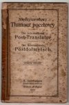 Międzynarodowy tłumacz pocztowy/ The International Post-Translator/ Der Internationale Postdolmetsch