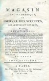 Magasin Encyclopedique ou Journal des Sciences, des Lettres at des Arts. R. 9, t. 2
