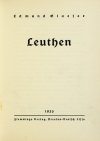 GLAESER Edmund - Leuthen [= Lutynia].