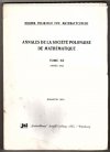 Rocznik Polskiego Tow. Matematycznego. Annales de la Societe polonaise de mathematique. T.12 - reprint lata 1960-te