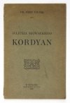 UJEJSKI Józef - Juliusza Słowackiego Kordyan.