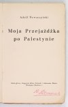 NOWACZYŃSKI Adolf - Moja przejażdżka po Palestynie.