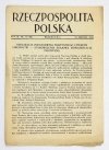 RZECZPOSPOLITA Polska. Warszawa. [Delegatura Rządu]. Dwutygodnik konspiracyjny. R. 3, nr 15 (66): 30 VIII 1943. 