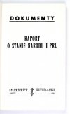 RAPORT o stanie narodu i PRL.