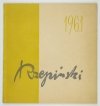 [KATALOG]. Towarzystwo Przyjaciół Sztuk Pięknych, Centralne Biuro Wystaw Artystycznych. Katalog wystawy Czesława Rzepińskiego.