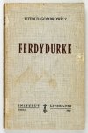 GOMBROWICZ Witold - Ferdydurke.