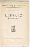 DZIKÓWNA Janina - Kleparz do 1528 roku.