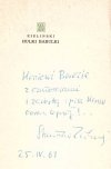 Zieliński Stanisław - Hulki babulki. [dedykacja autora dla Henryka Berezy). Obwolutę proj. Andrzej Heidrich.