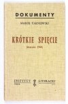 TARNIEWSKI Marek - Krótkie spięcie (marzec 1968).