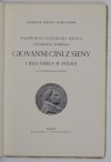 [RZEŹBA] Cercha Stanisław, Kopera Feliks - Nadworny rzeźbiarz króla Zygmunta Starego Giovanni Cini z Sieny i jego dzieła w Polsce. (Z 112 ilustr. w tekście)