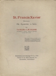Zaleski L. M. - St. Francis Xavier Missionary. His Apostolate in India. 
